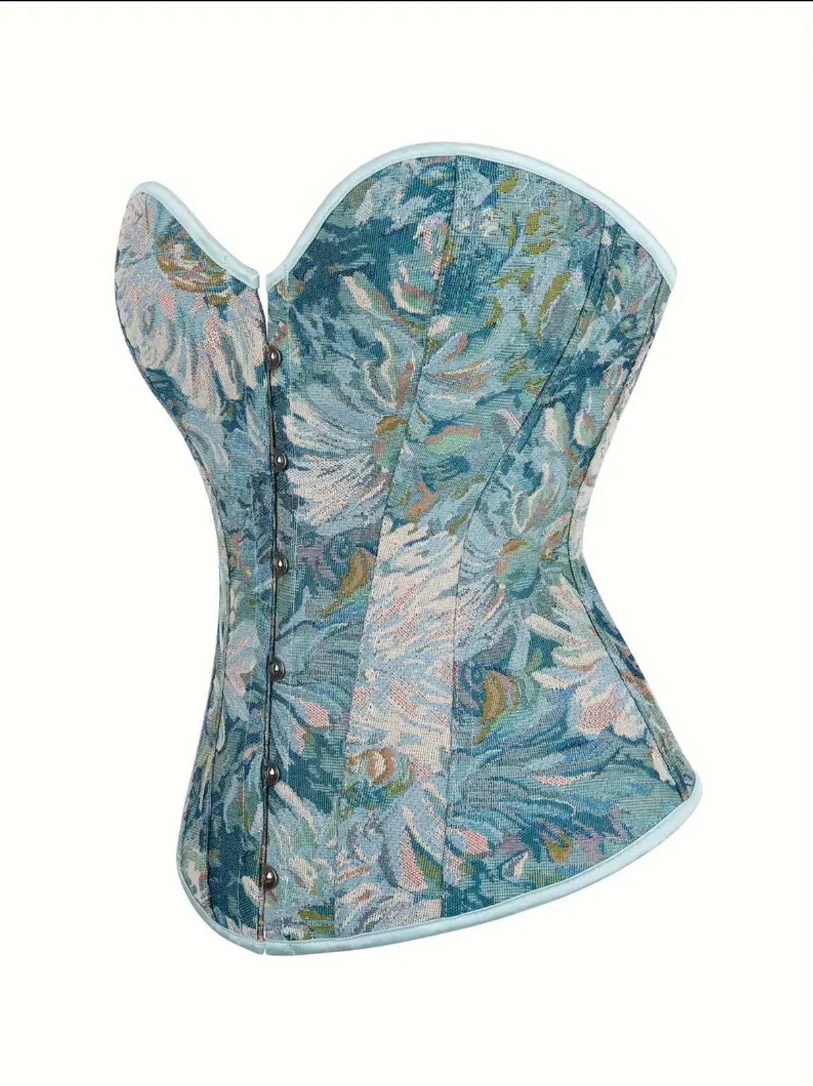 Floral Print Corset