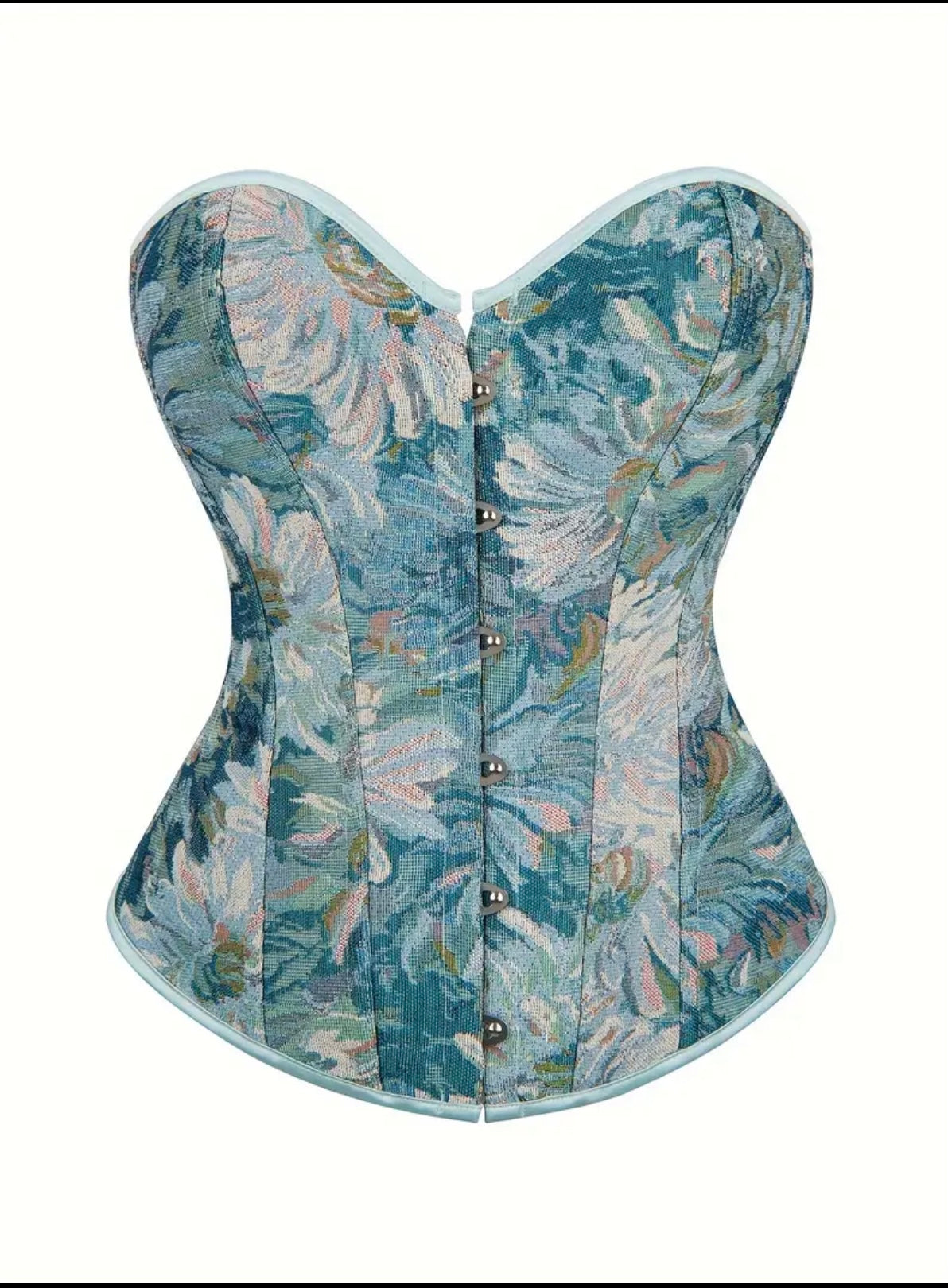 Floral Print Corset