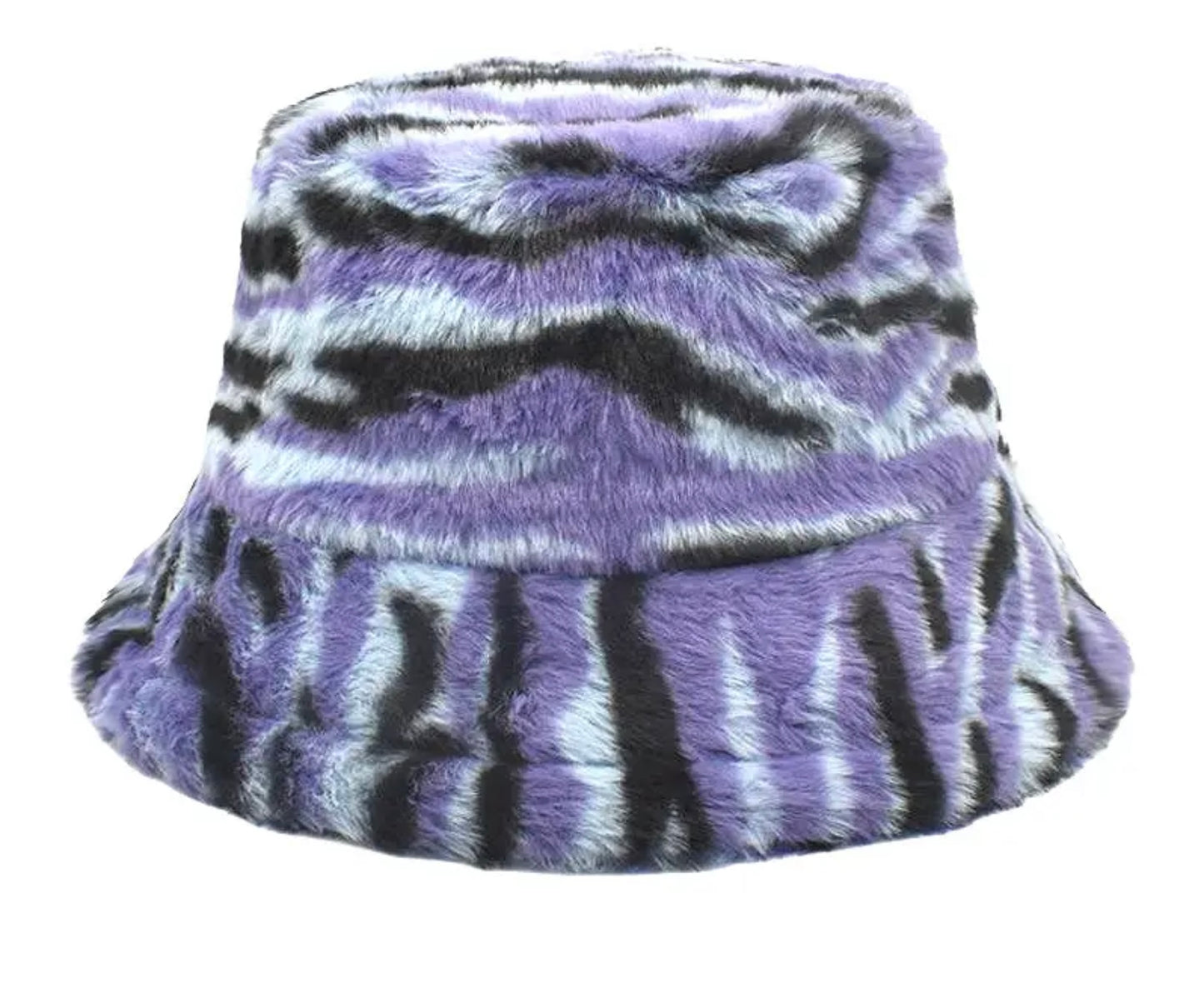 Camouflage Fur Bucket Hat