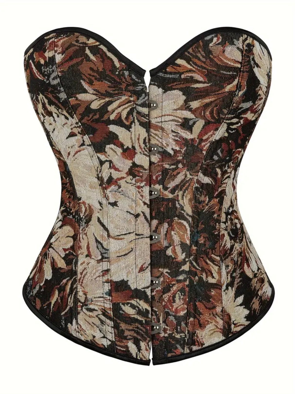 Floral Print Corset