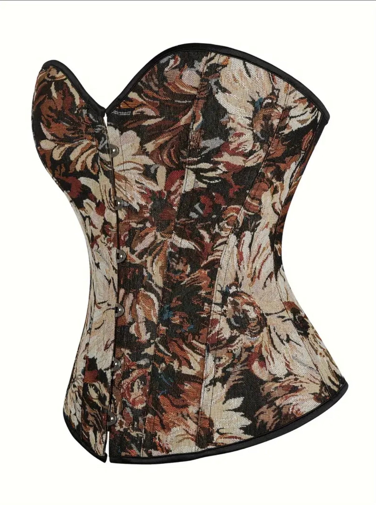 Floral Print Corset