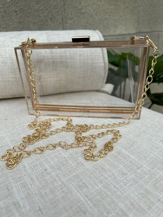 Transparent Acrylic Evening Clutch